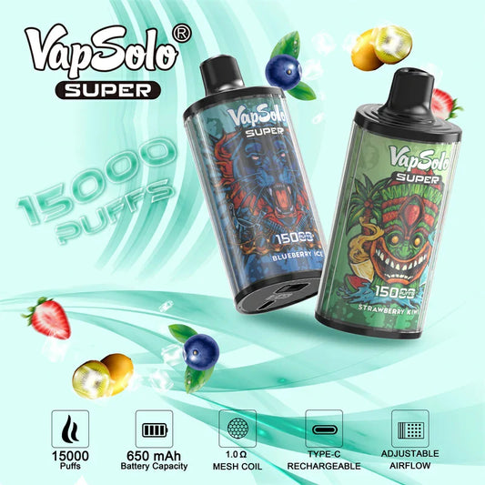 VAPSOLO SUPER 15K PUFF 5%